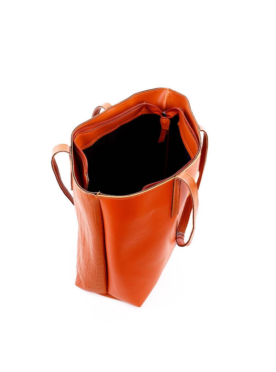 Bolsa Tote Tiracolo com Texturas - Castor BSI-5972 - CS