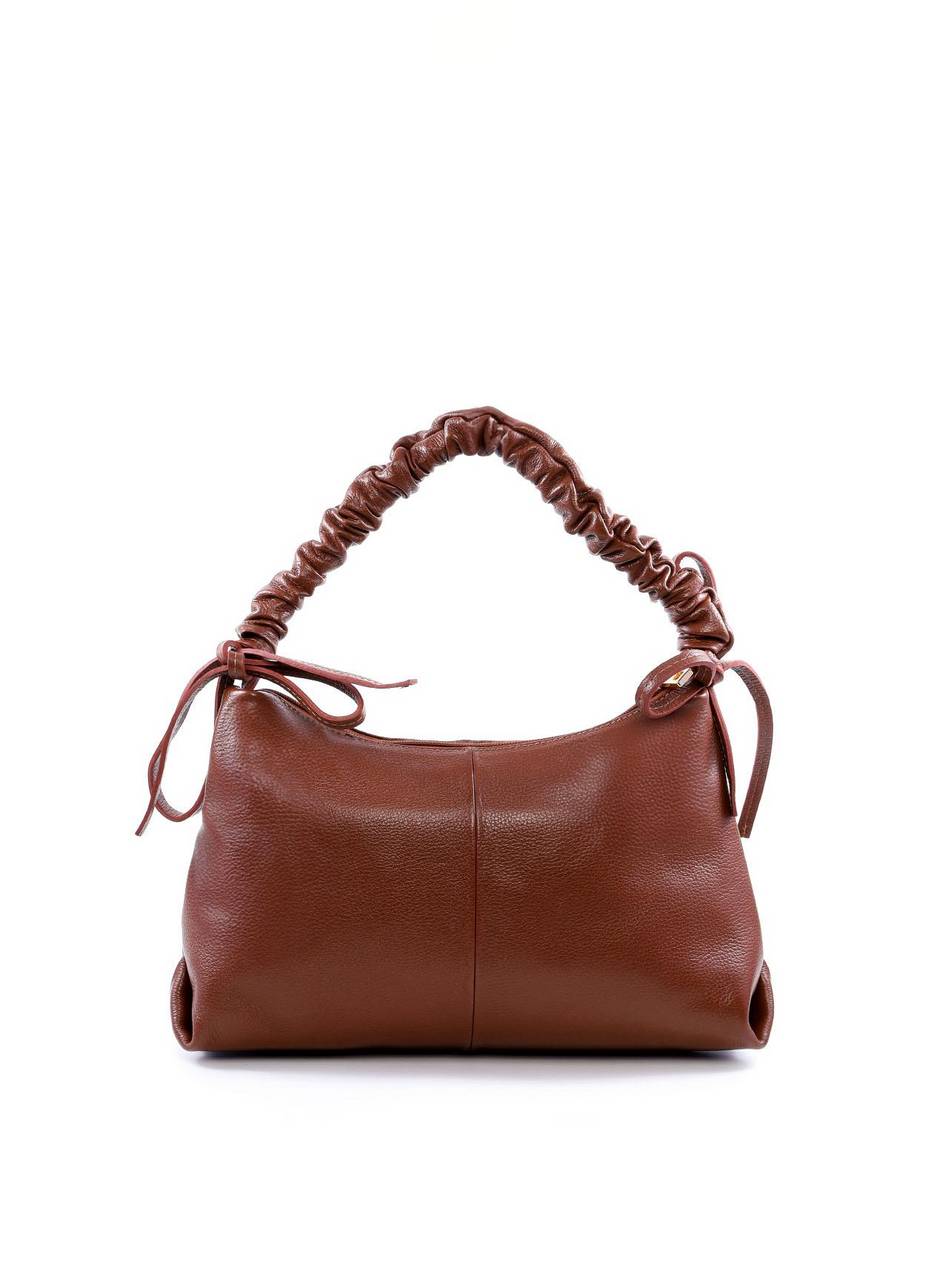 Bolsa Hobo de Mão com Alça Franzida - Castor BSI-6009 - CS