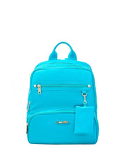 Mochila Casual Grande Porta Moedas Couro Azul MEI-428 - AZ