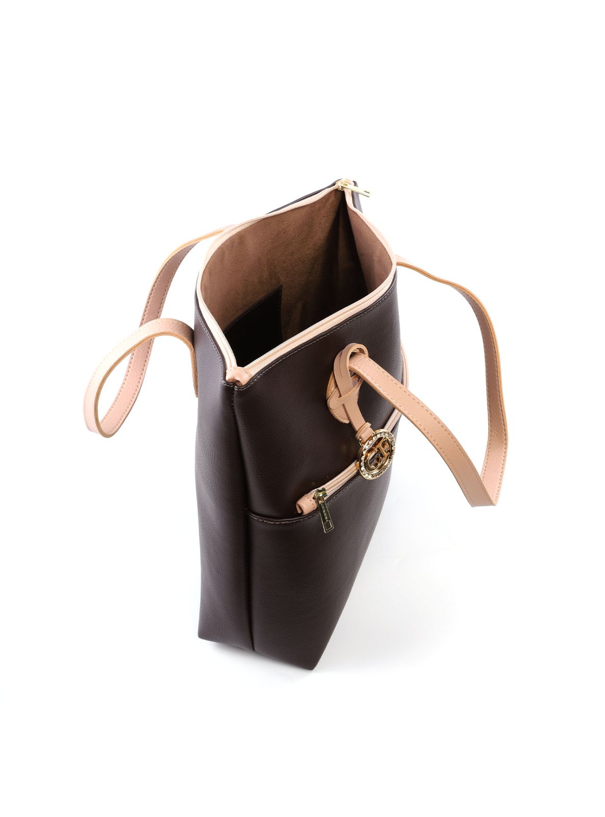 Bolsa Shopper Média com Bag Charm BSI-6463 - CA