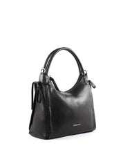 Bolsa Tote Grande Enfeite Laços Laterais Alça Dupla - Preta BSI-6375 - PR