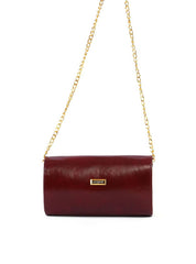 Bolsa Clutch com Pedraria - Vinho BSI-6364 - VI