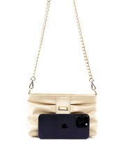Clutch Drapeada com Alça Corrente BSI-6540 - FE
