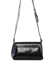 Bolsa Satchel Média Tampa com Recortes - Preta BSI-6484 - PR
