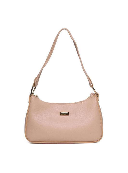 Bolsa Hobo Pequena Meia Lua - Nude BSI-5421 - NU