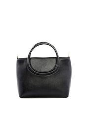 Bolsa Tote Transversal com Alça Redonda - Preta BSI-6450 - PR