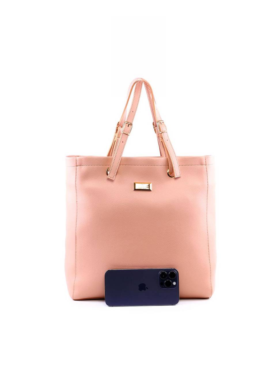 Bolsa Shopper com Fivelas na Alça - Nude BSI-6365 - NU