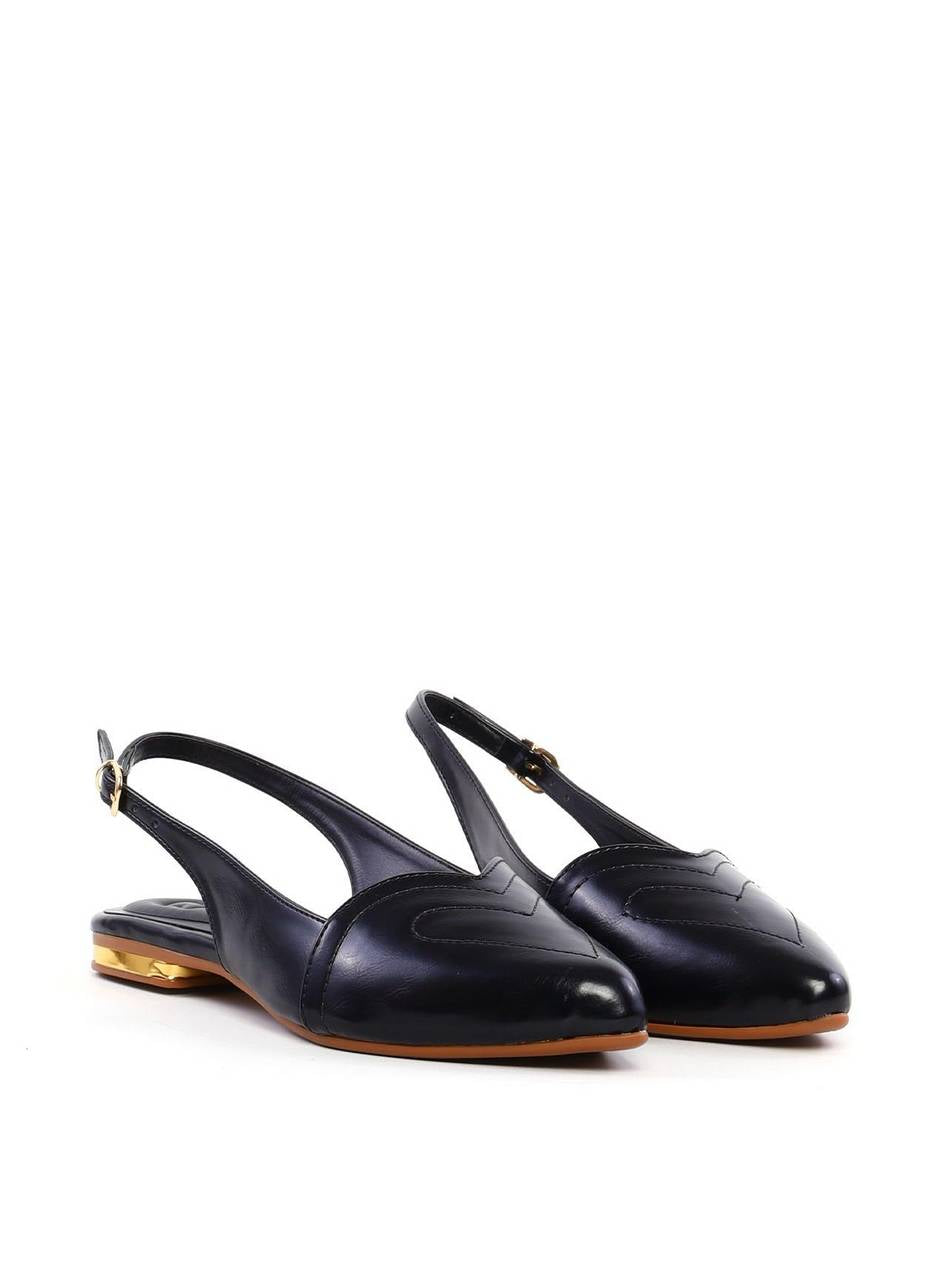 Sapatilha Slingback com Costura de Coração  SDI-12079 - PR