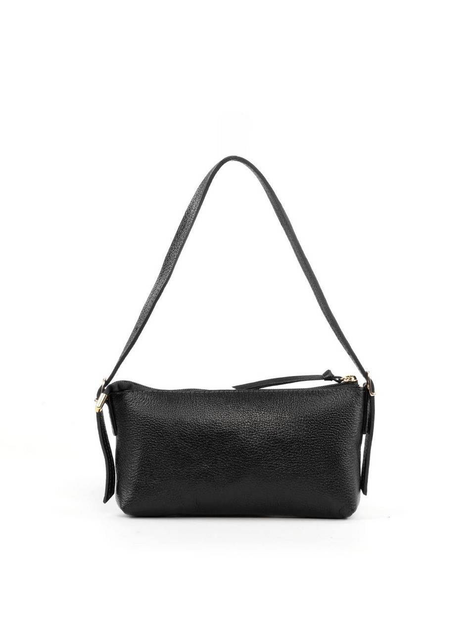Bolsa Baguete Alça Mini Fivelas - Preta BSI-6382 - PR