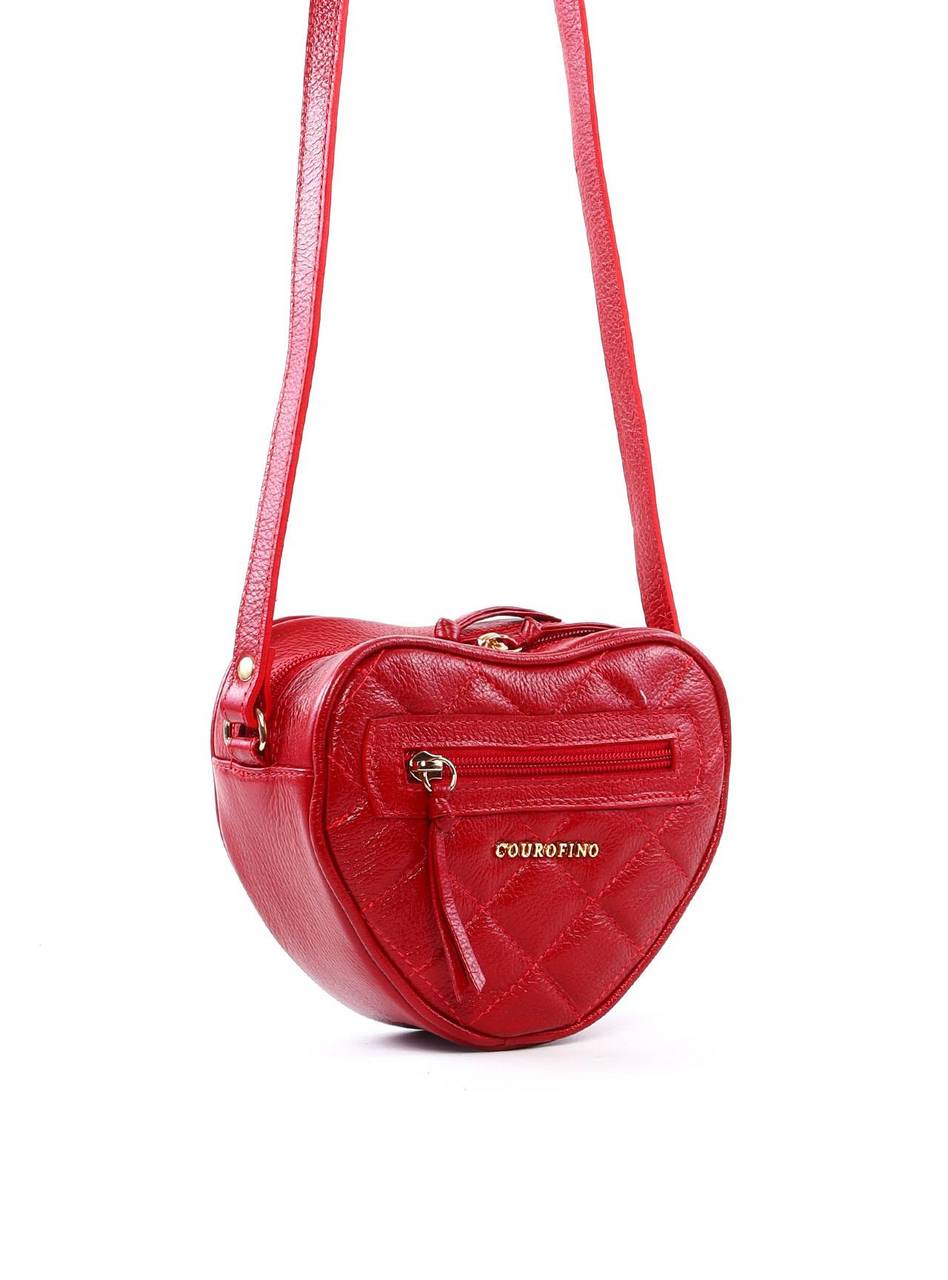 Bolsa Tote Coração Matelasse - Vermelha BSI-6392 - VE