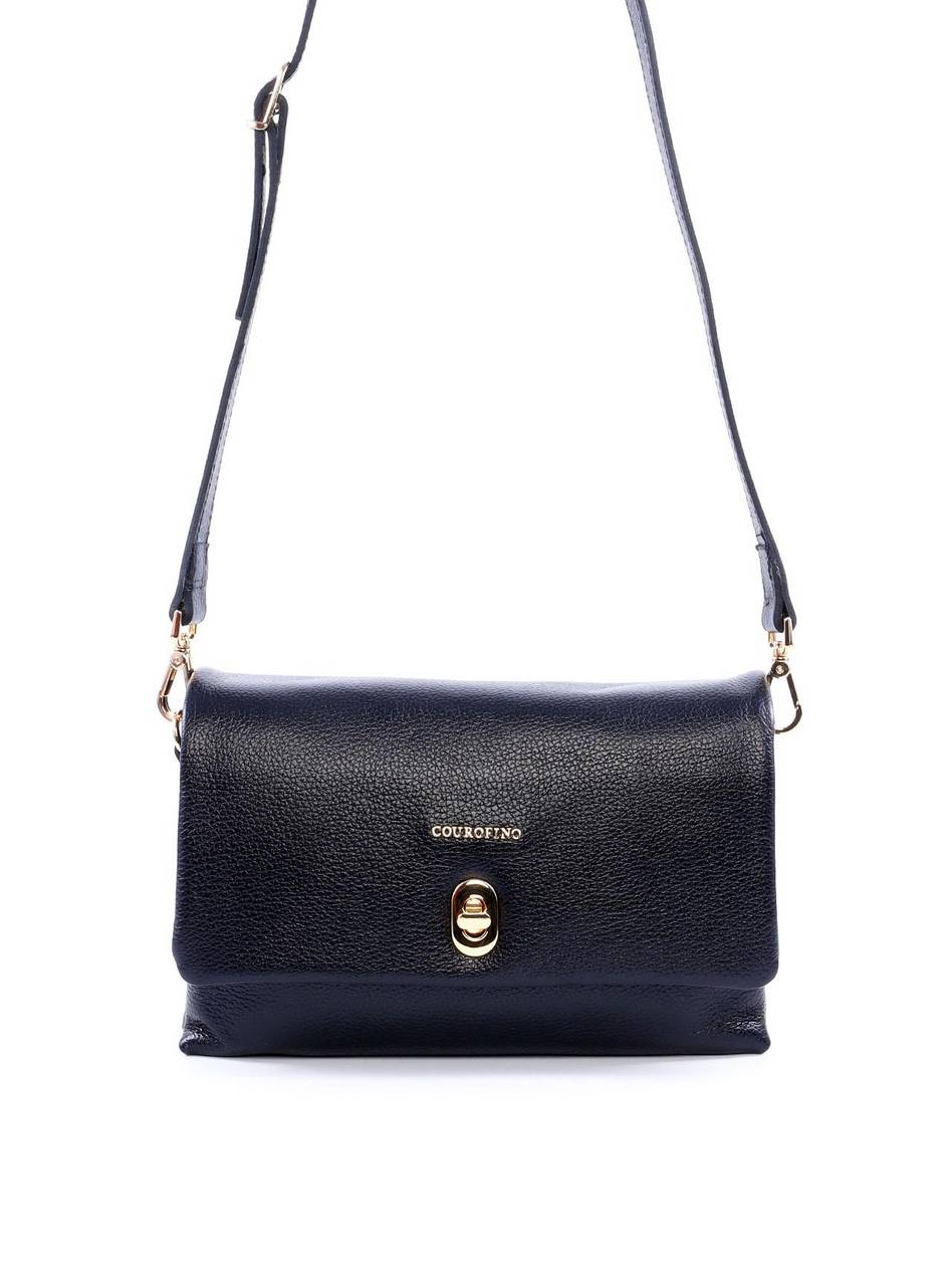 Bolsa Satchel Transveral com Três Divisórias - Preta BSI-6035 - PR