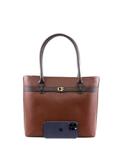 Bolsa Shopper com Tira Frontal - Cacau BSI-6434 - CA