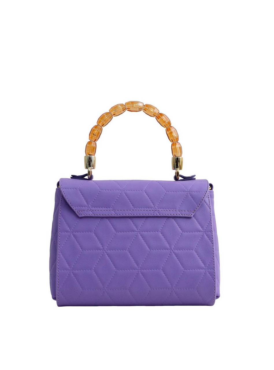 Bolsa Satchel Pequena Alça Transversal Roxa BSI-5510 - RO