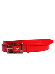 Cinto Feminino Casual Couro Vermelha CTI-954 - VE