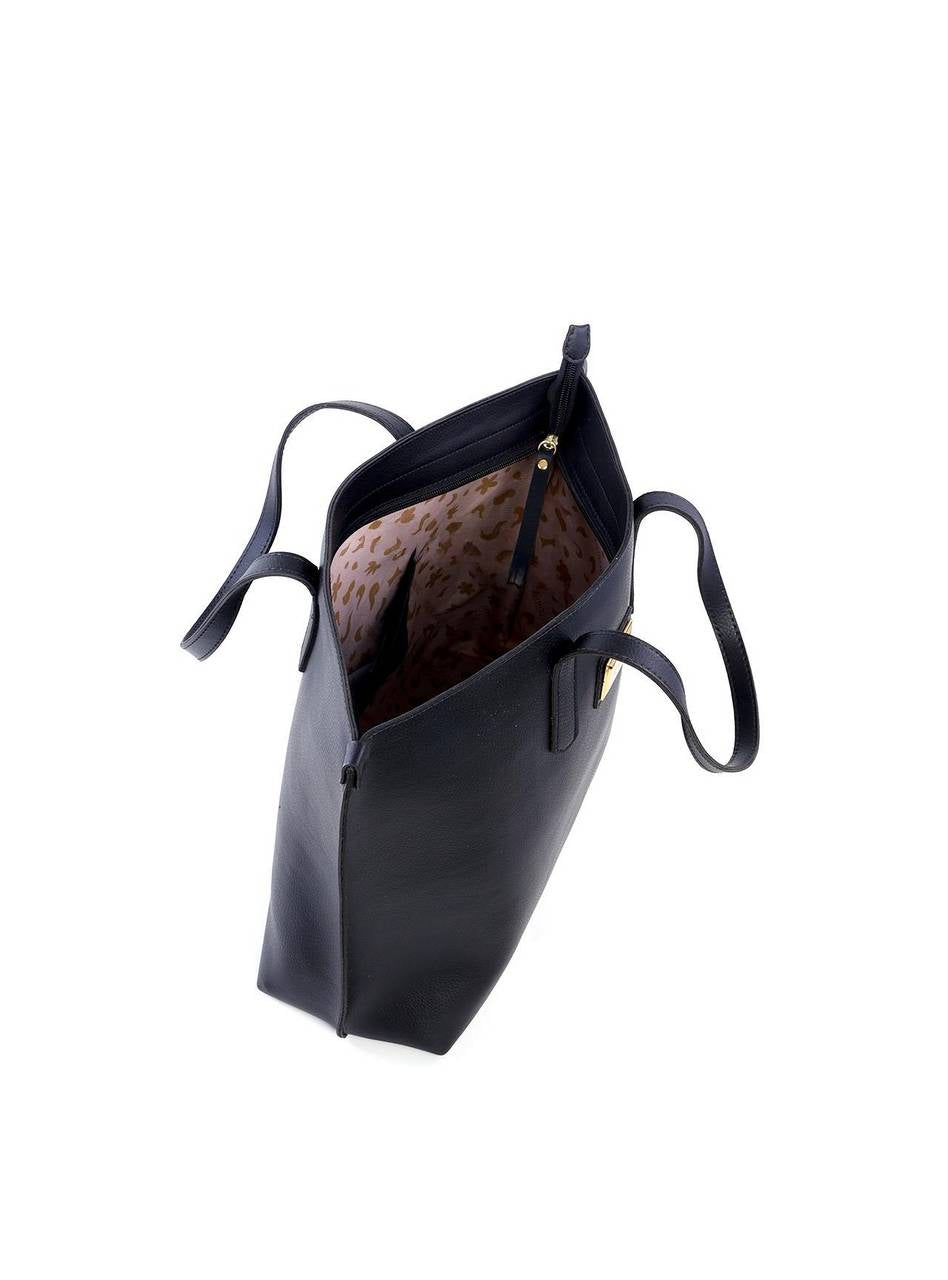Bolsa Shopper com Detalhes Laterais - Preta BSI-6139 - PR