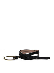 Cinto Feminino em Couro com Fivela Orgânica - Preta CTI-971 - PR