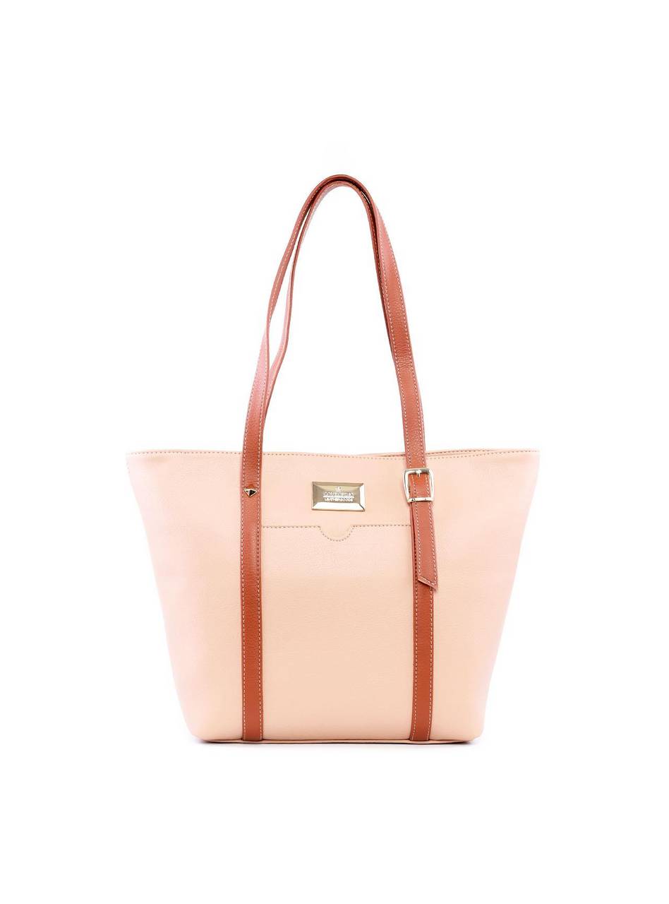Bolsa Shopper com Costura Aparente - Nude BSI-6205 - NU