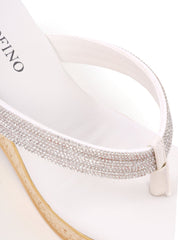 Tamanco Plataforma Alto com Tira de Strass BSI-12222 - FE