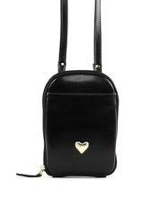 Bolsa Bag Transversal Coração Porta Celular - Preta BSI-6396 - PR