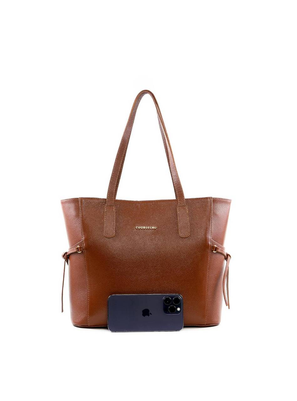Bolsa Tote Grande com Bolso Lateral e Amarração BSI-6493 - CS