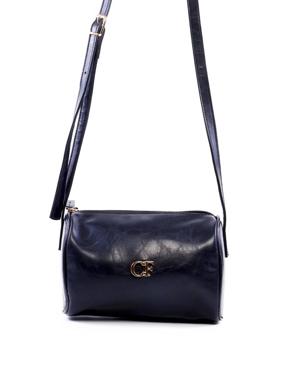 Bolsa Baú Transversal Pequena - Preta BSI-6268 - PR