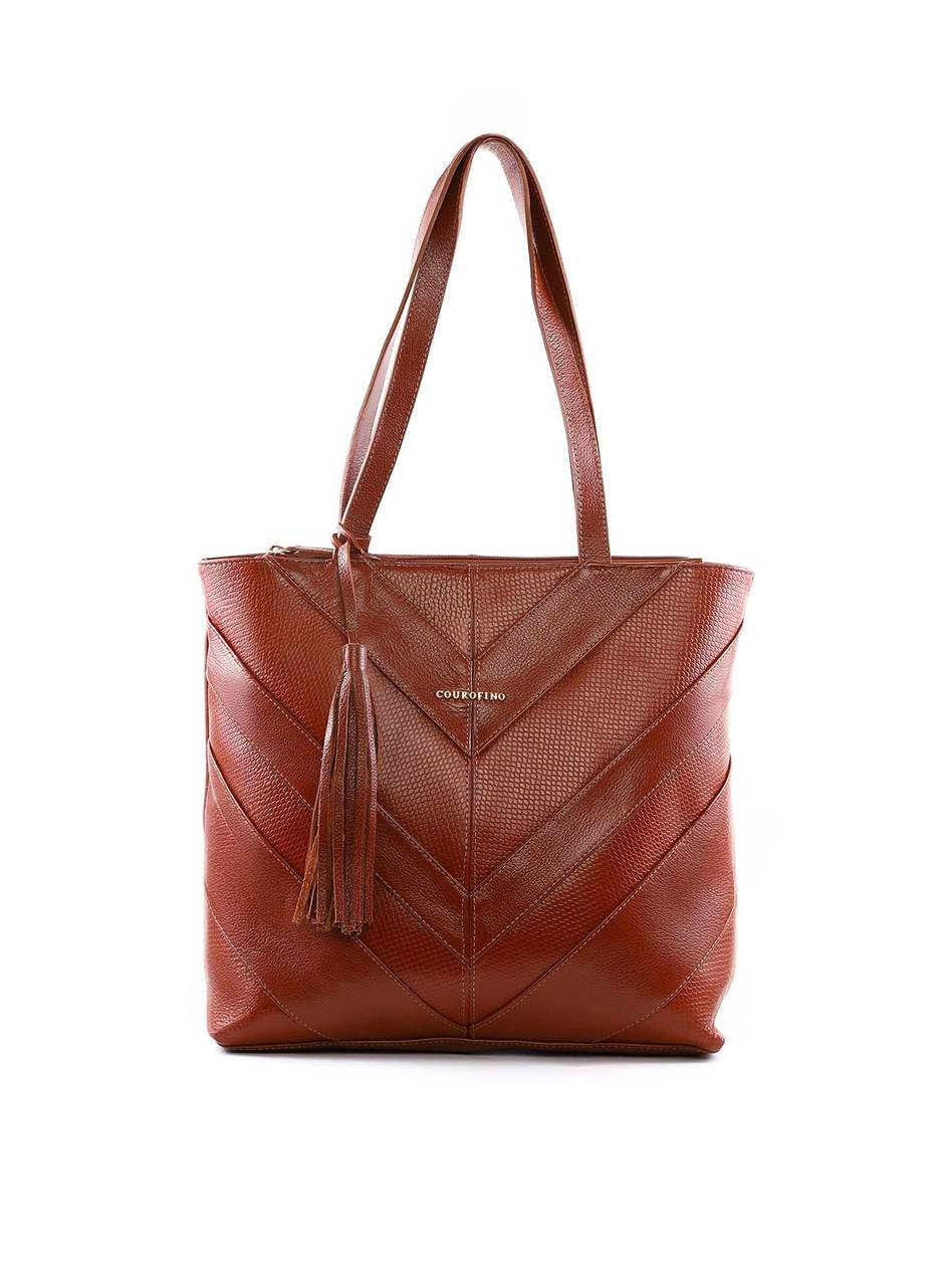 Bolsa Shopper Patchwork Barbicacho - Castor BSI-6399 - CS