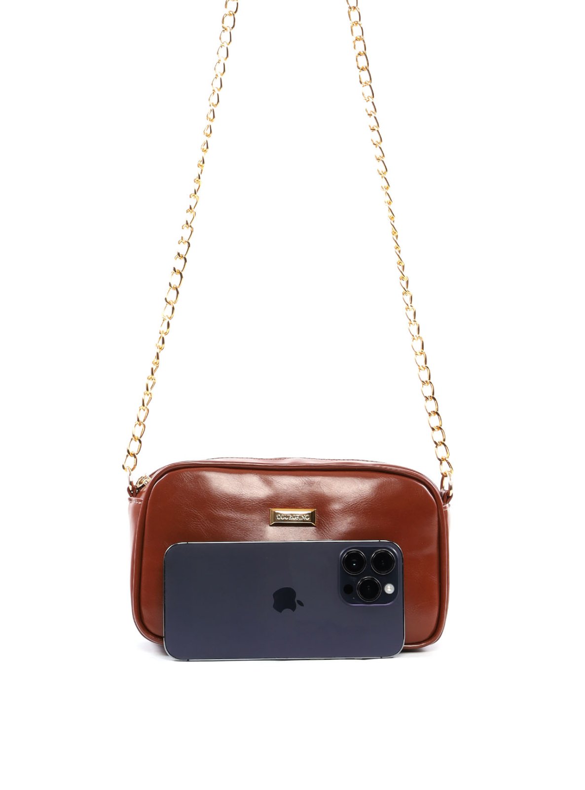 Bolsa Transversal Quadrada com Detalhe Matelassê BSI-6528 - CS