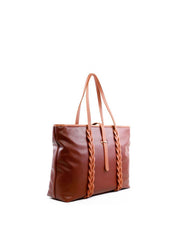 Bolsa Shopper com Trança e Passador - Cacau BSI-6255 - CA