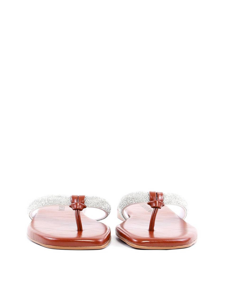 Rasteira de Dedo com Strass - Castor SDI-11889 - CS