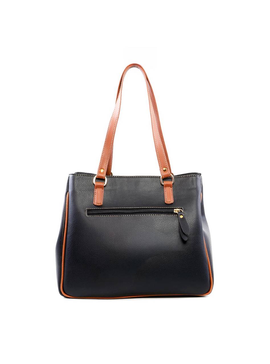 Bolsa Tote Tiracolo Alça Regulável - Preta BSI-5746 - PR