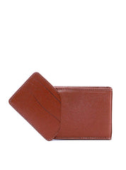 Carteira Masculina em Couro Clássica com Porta-Cartão Removível - Castor CAI-1010 - CS