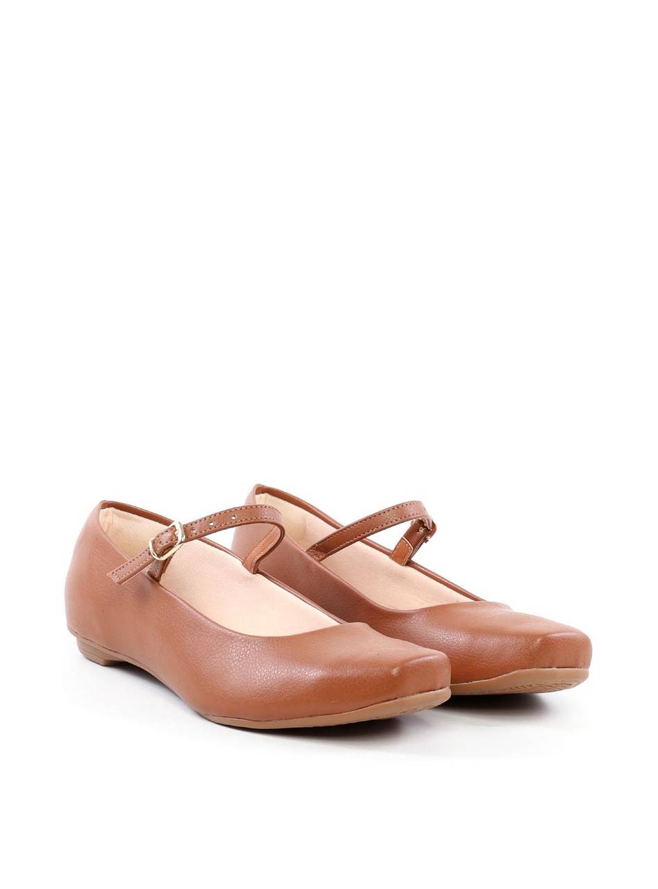 Sapatilha Mary Jane de Bico Quadrado - Castor SDI-12158 - CS