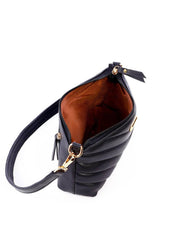 Bolsa Baguette em Metalasse - Preta BSI-6282 - PR