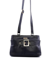 Bolsa Tote Transversal com Fivela - Preta BSI-6210 - PR
