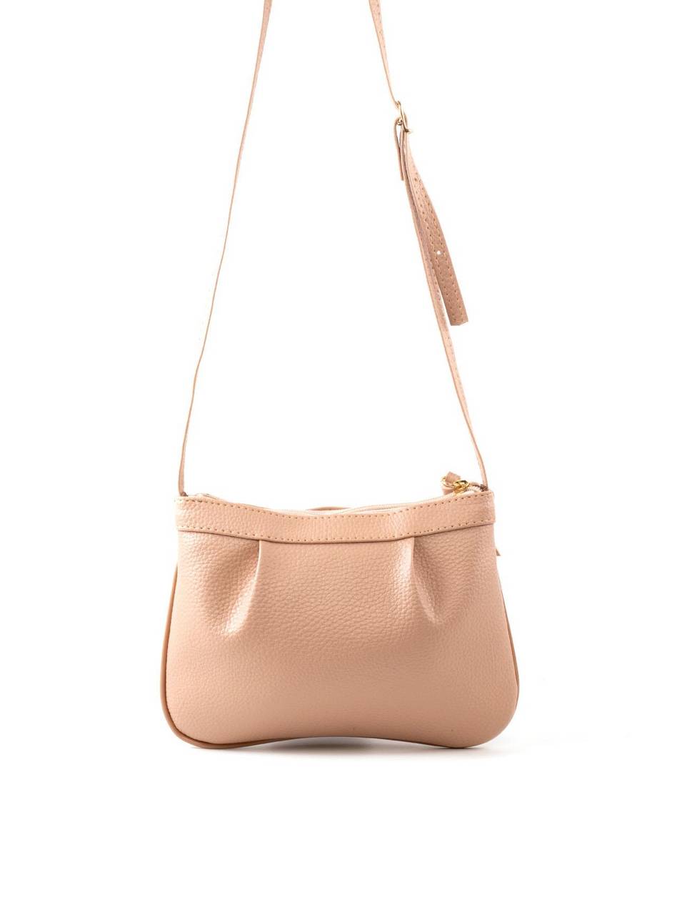 Bolsa Clutch Pequena Transversal Nude BSI-5749 - NU