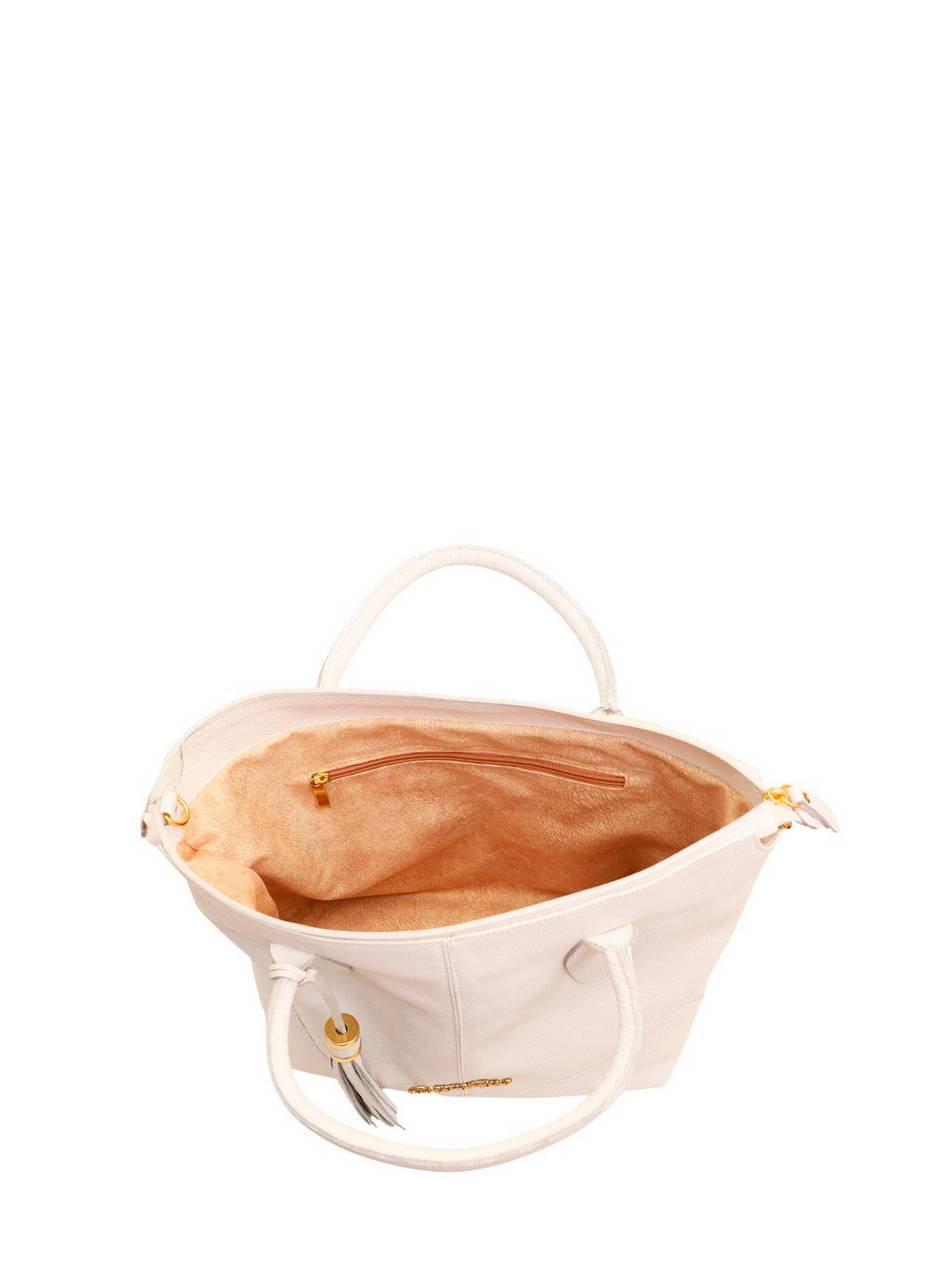 Bolsa Shopper Couro Grande Branca BSI-5709 - BR