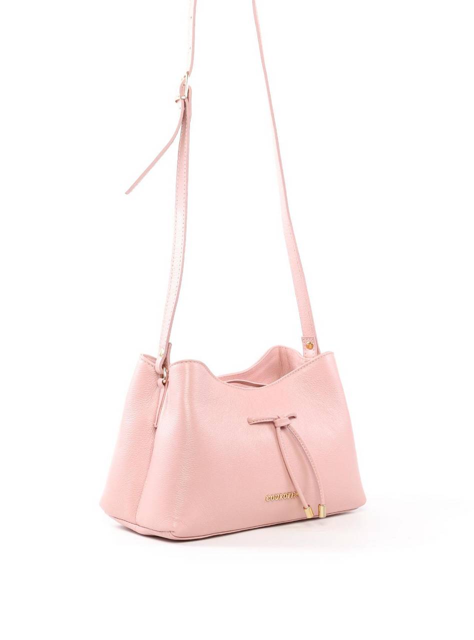 Bolsa Tote Pequena com Cordão - Nude BSI-6469 - NU