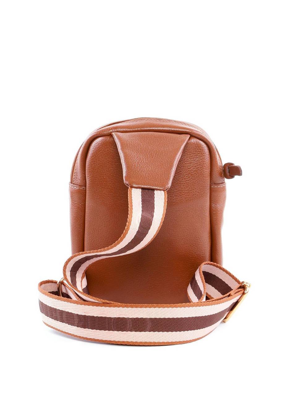 Bolsa Masculina Transversal de Couro Lisa - Castor BSI-5880 - CS