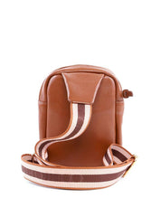 Bolsa Masculina Transversal de Couro Lisa - Castor BSI-5880 - CS