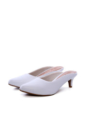 Sandália Mule Salto Kitten - Branca SDI-11739 - BR