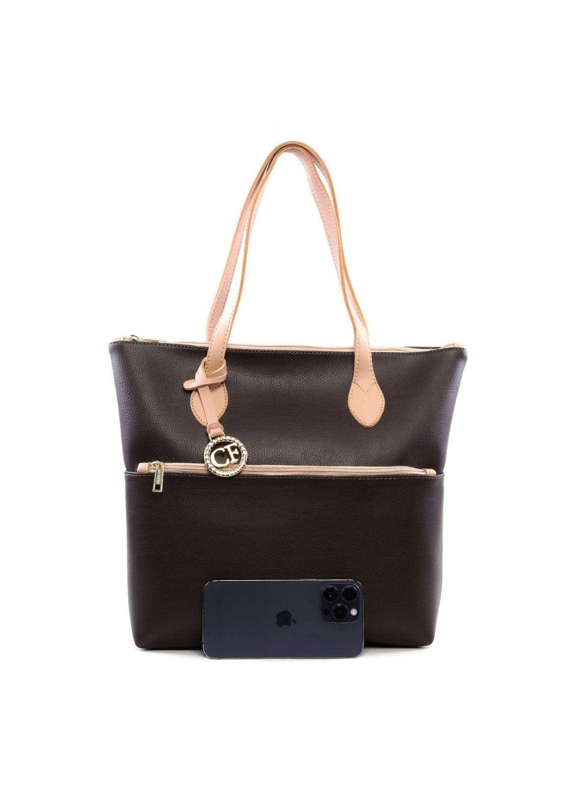 Bolsa Shopper Média com Bag Charm BSI-6463 - CA