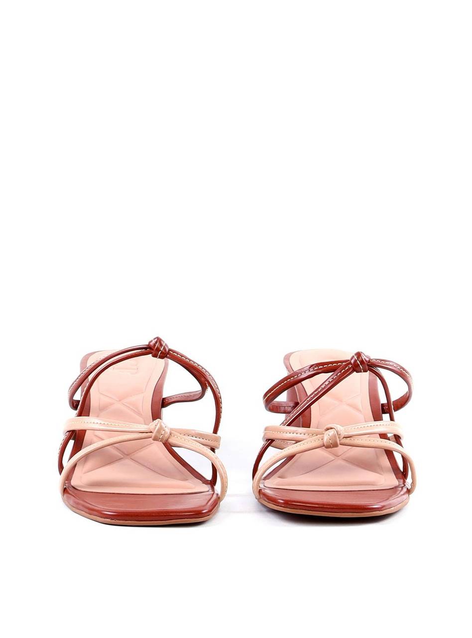 Tamanco de Salto Bloco com Tiras Finas - Castor SDI-12021 - CS