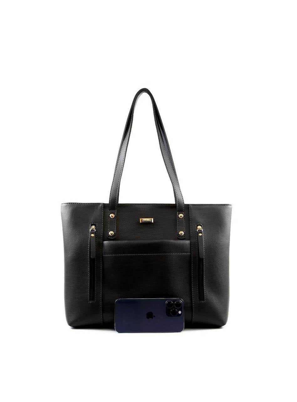 Bolsa Shopper Grande com Três Bolsos Frontais BSI-6495 - PR