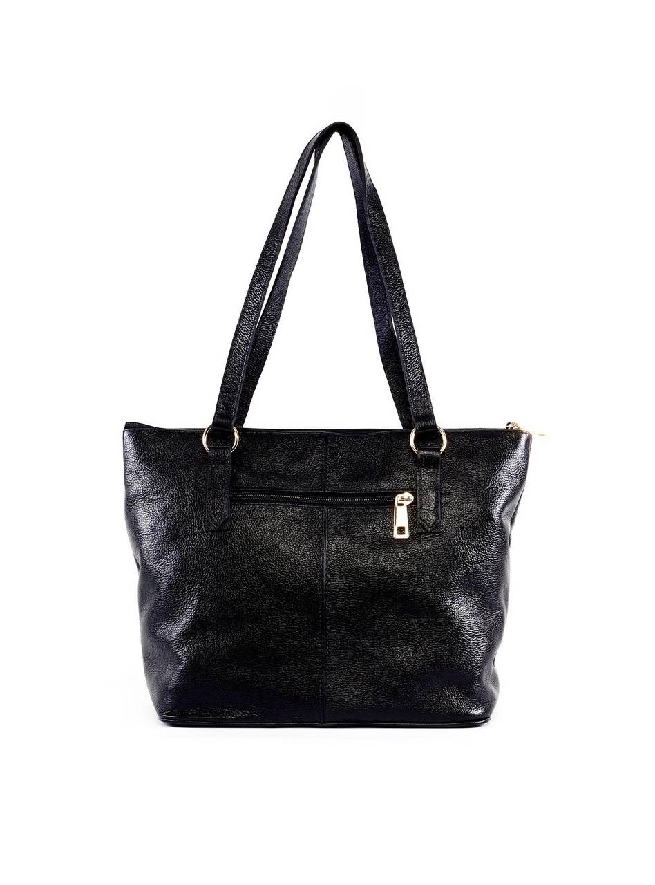Bolsa Shopper com Detalhe Drapeado - Preta BSI-6349 - PR