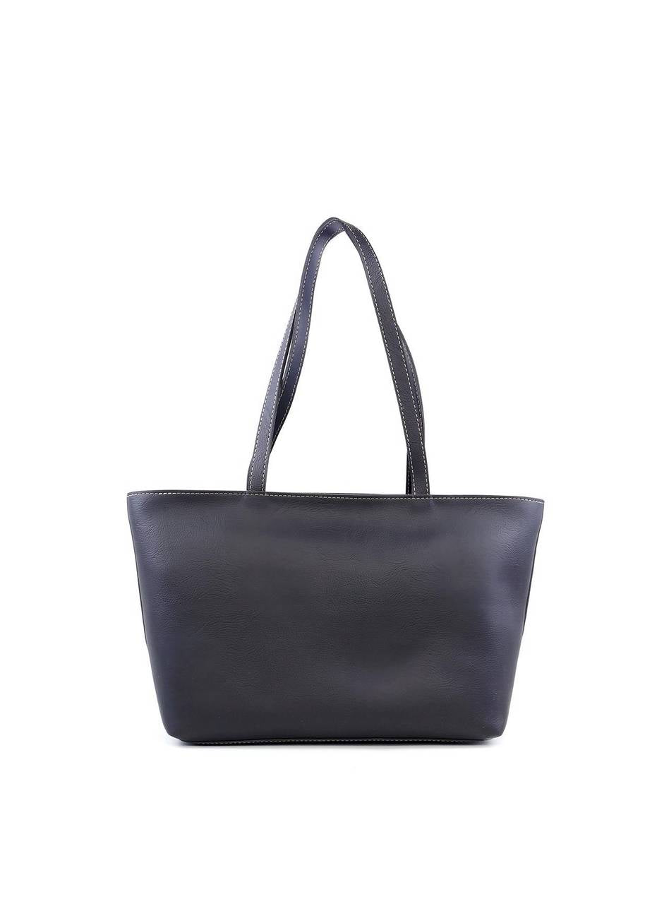 Bolsa Shopper com Detalhe em Costura - Preta BSI-6232 - PR