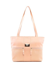 Bolsa Shopper com Dois Bolsos Frontais - Nude BSI-6222 - NU