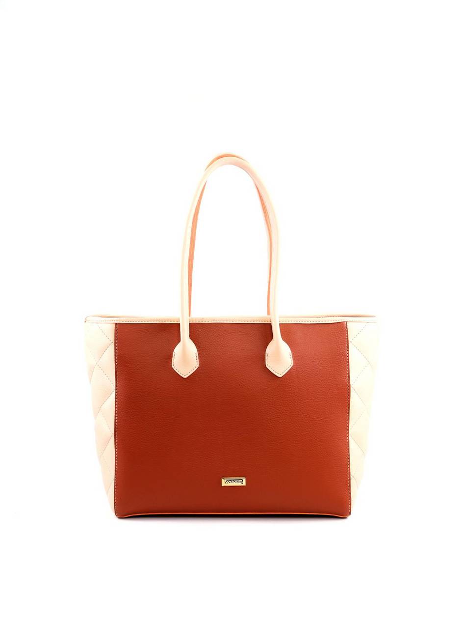 Bolsa Tote com Detalhes em Costura nas Laterais - Castor BSI-6015 - CS