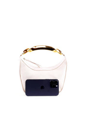 Bolsa Hobo com Alça Geométrica e Corrente - Fenno BSI-6428 - FE