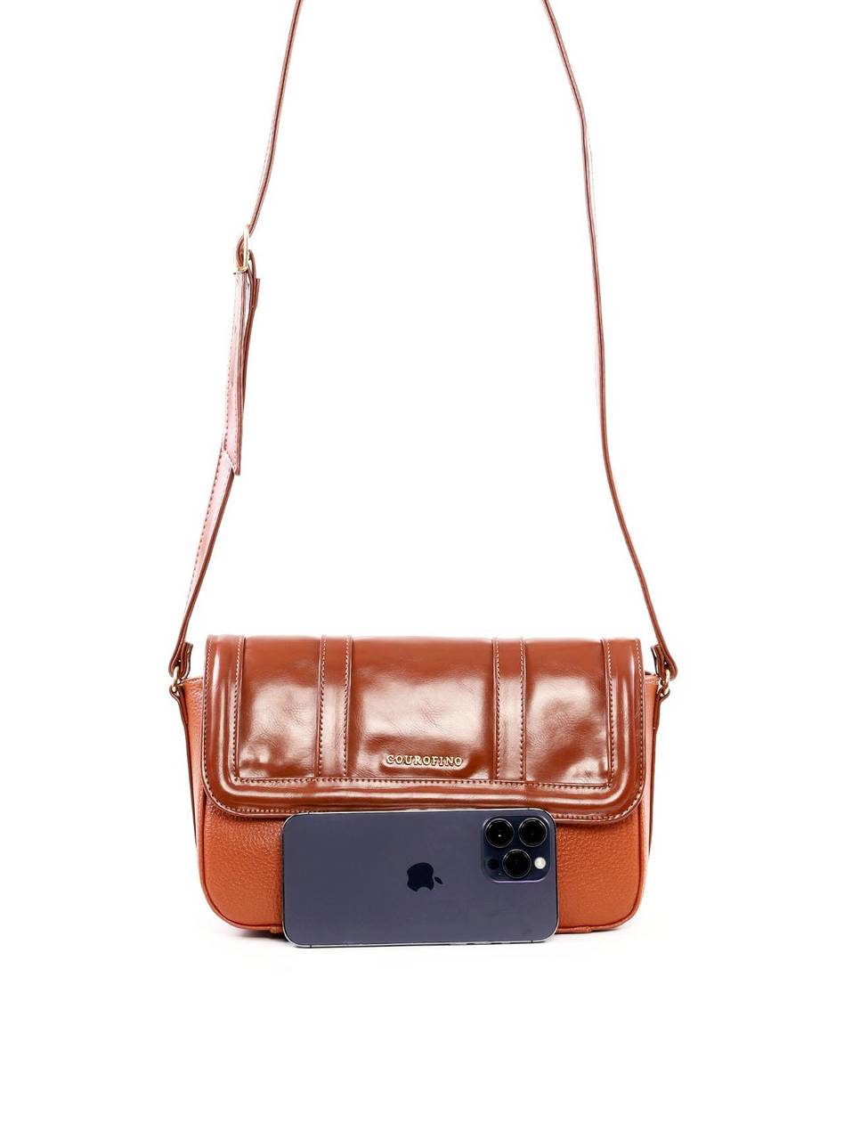 Bolsa Satchel Média com Detalhe de Recortes BSI-6490 - CS