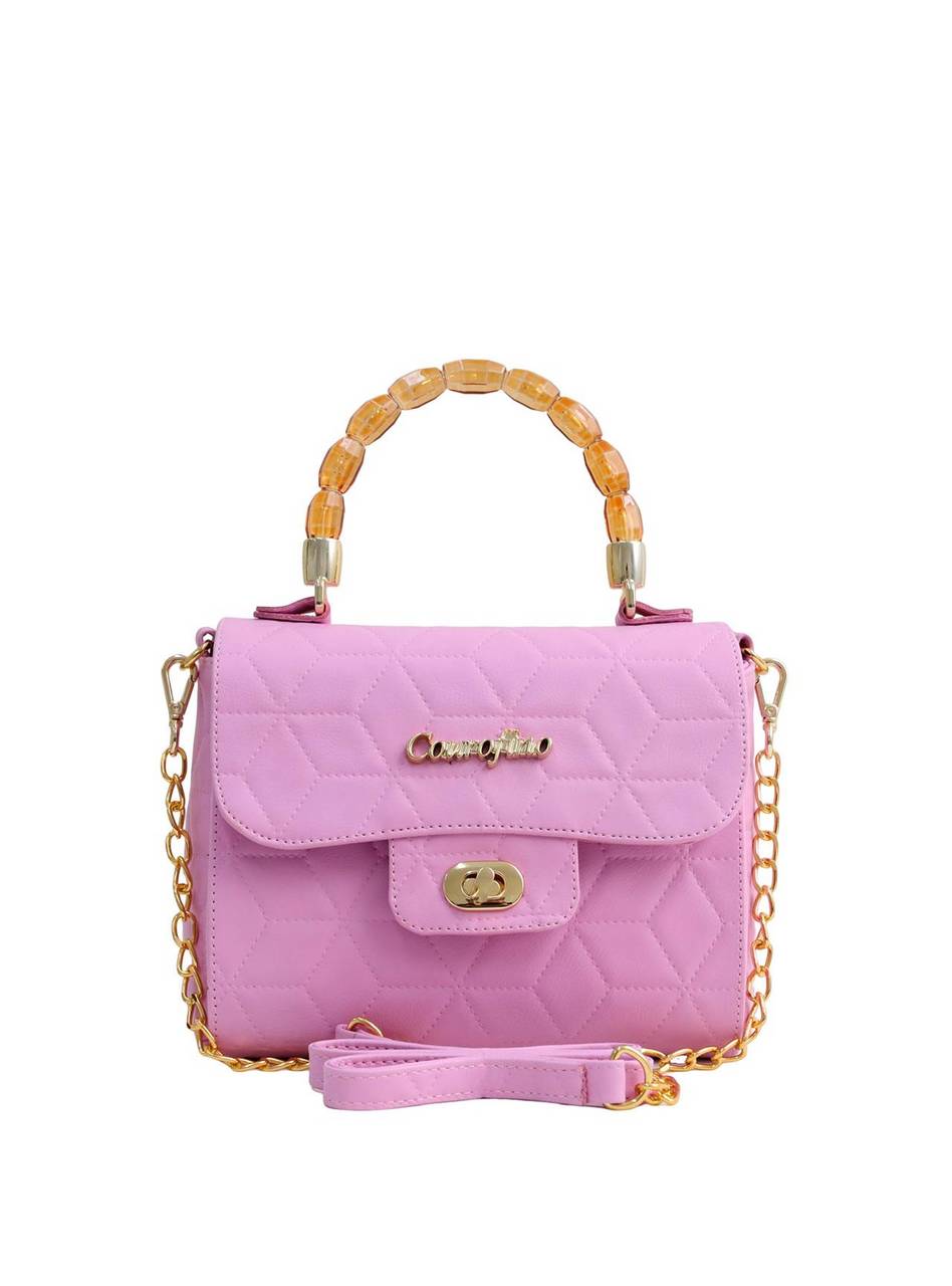 Bolsa Satchel Pequena Alça Transversal Lilás BSI-5510 - LI